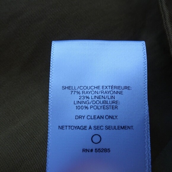 EXPRESS Women's Coat Jacket Belted Linen-Blend Lightweight Pockets NWOT XS - Picture 8 of 12